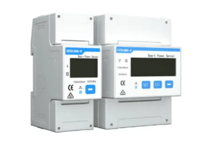 Sensores inteligentes de energía con pantalla LCD y botones de control